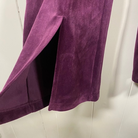 NWT Andrew Marc Sport‎ Velour Lounge Pants Plum Velvet Womens Medium - Picture 15 of 15